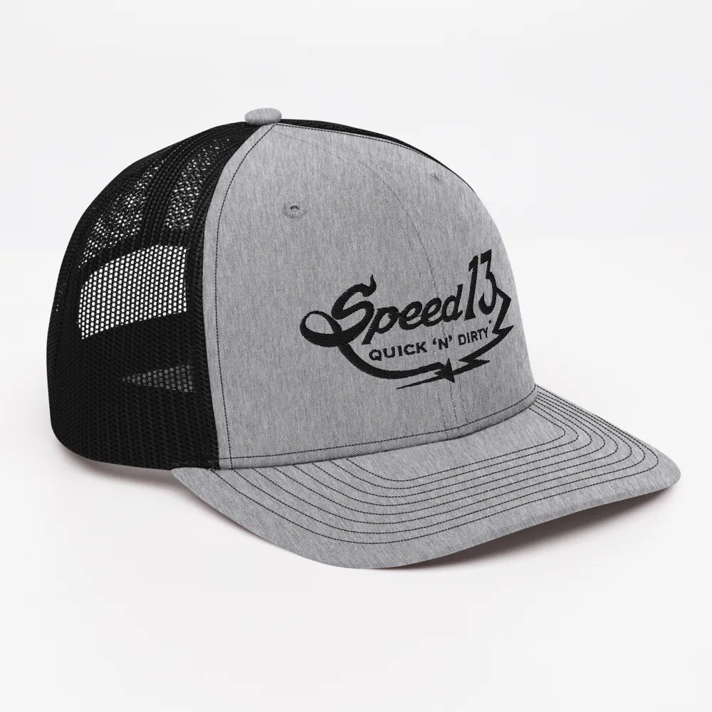 ⚡ Quick 'n' Dirty ™ ⚡- (Black) Trucker Cap