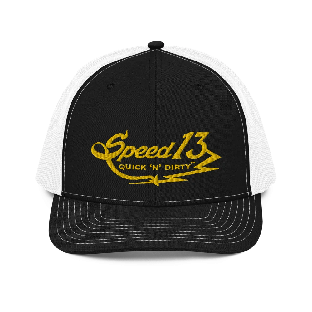 ⚡ Quick 'n' Dirty ™ ⚡- (Gold) Trucker Cap