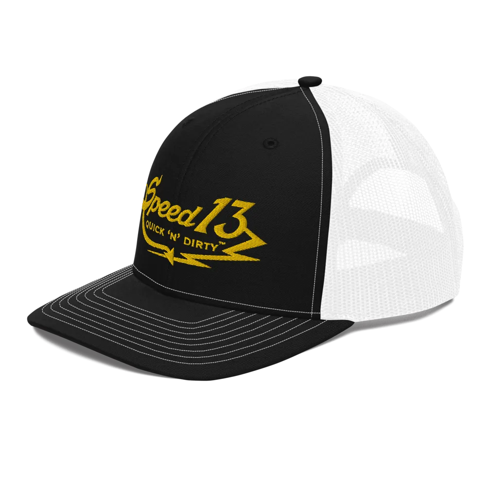 ⚡ Quick 'n' Dirty ™ ⚡- (Gold) Trucker Cap