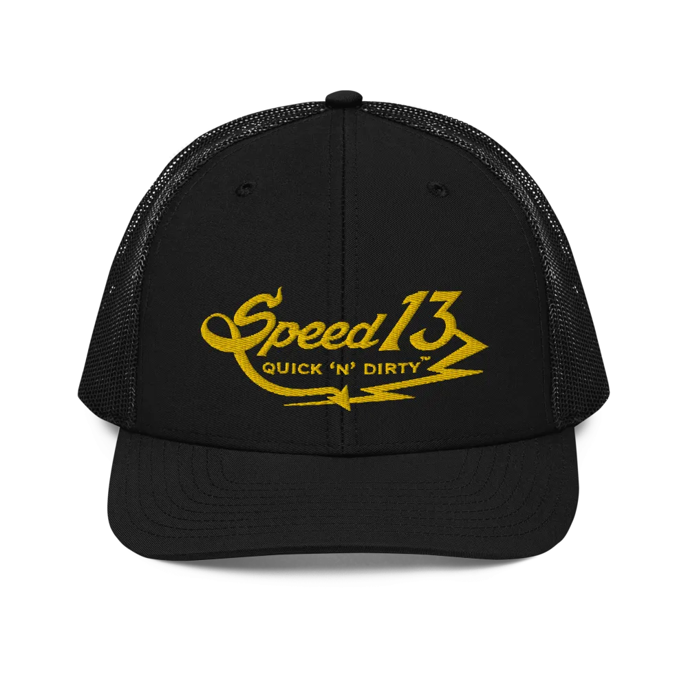 ⚡ Quick 'n' Dirty ™ ⚡- (Gold) Trucker Cap