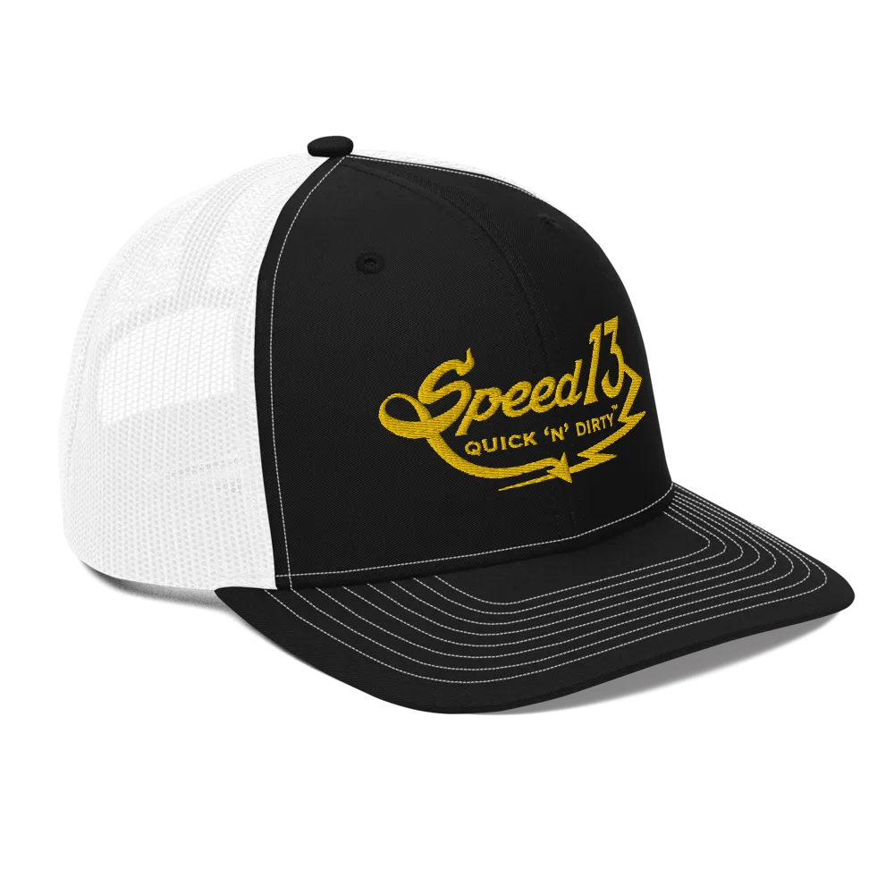⚡ Quick 'n' Dirty ™ ⚡- (Gold) Trucker Cap