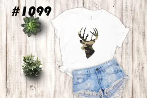 #1099 Buck Camo Silhouette