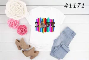 #1171 Love Rabbits Serape