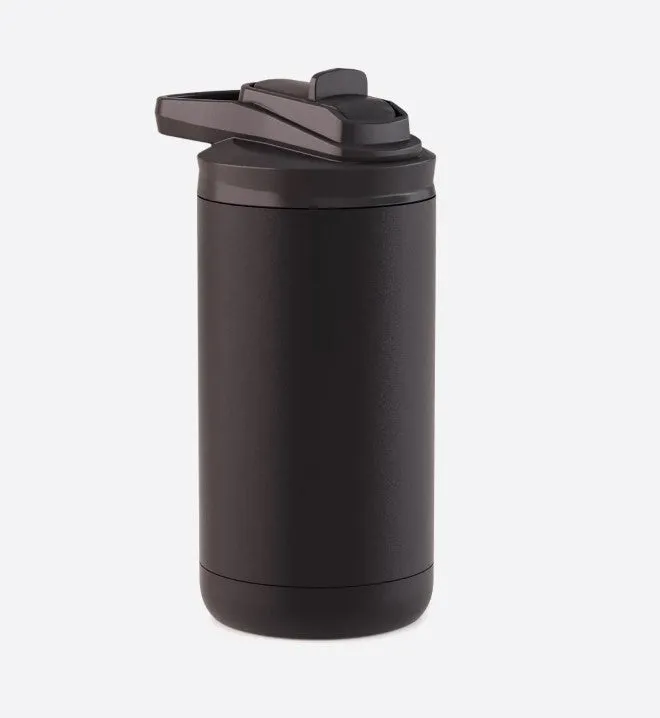 12oz Flip Kids Bottle in Matte Black