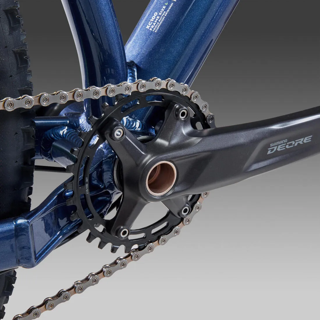 29' inch Hardtail Mountain Bike rockrider XC 100 Shimano 1x11 - Blue