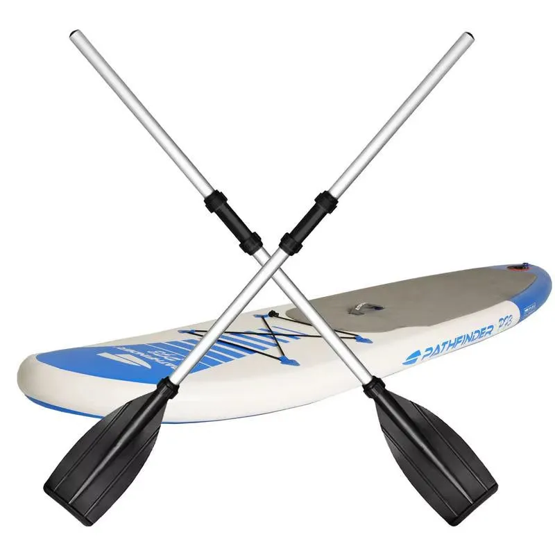 2PCS Kayak Paddles Inflatable Boats Aluminium Oars for Rowing Boats Raft Canoeing with Anti-Slip Feature