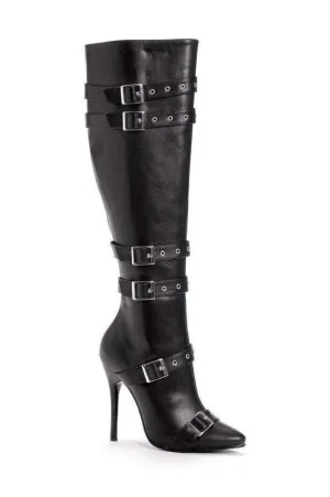 516-LEXI Costume Boot | Black Faux Leather