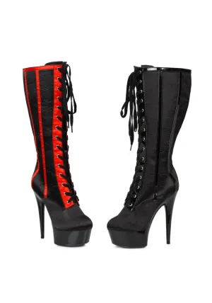 6 Satin Knee High Boot