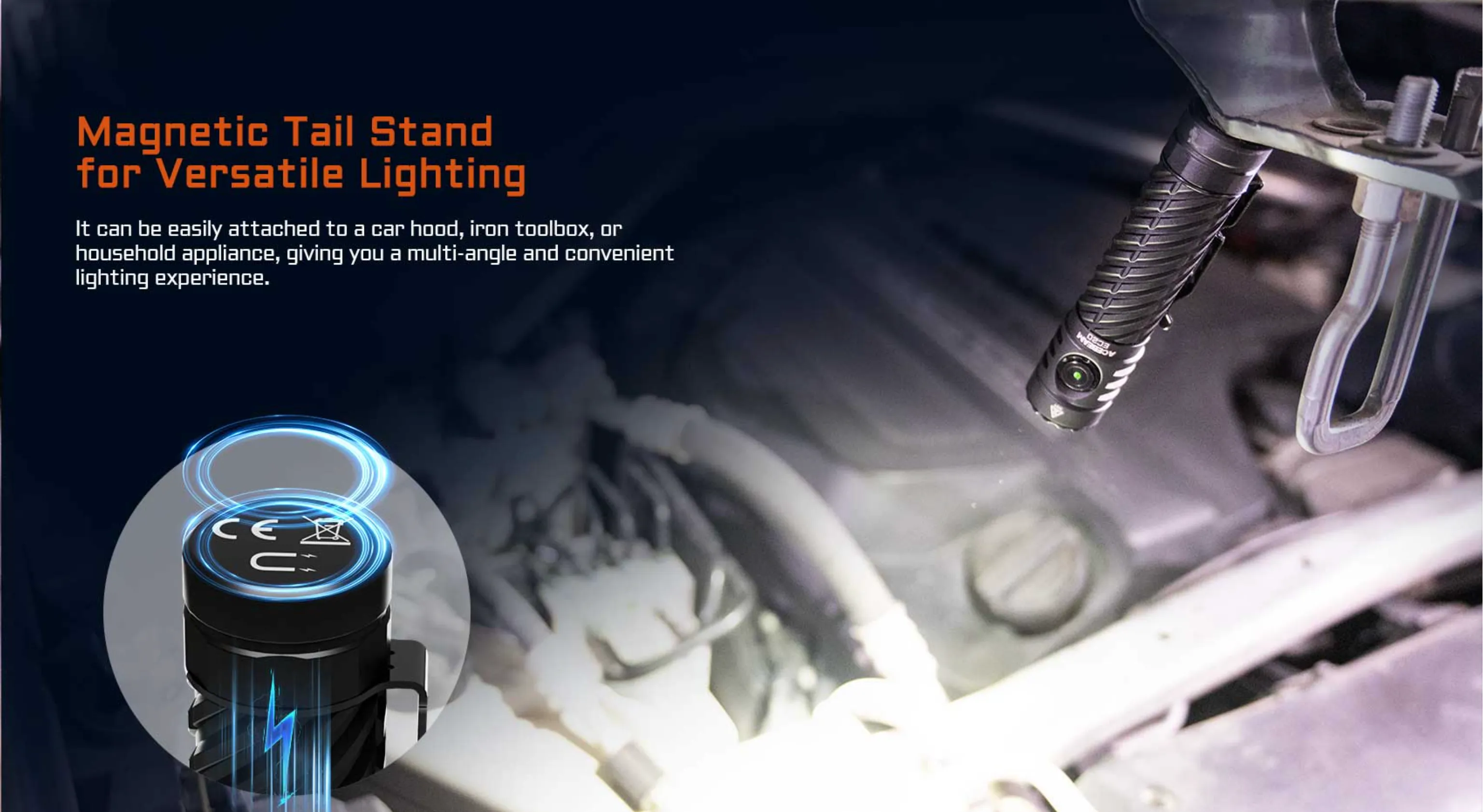 ACEBEAM EC20 Multi-light Source EDC Flashlight