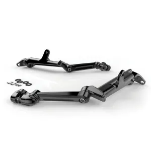 Adjustable Highway Peg Mounts, Black