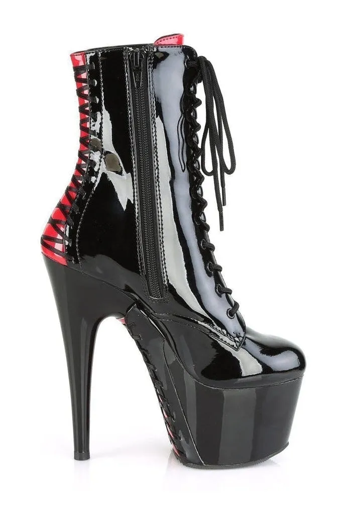ADORE-1020FH Exotic Boot | Black Patent