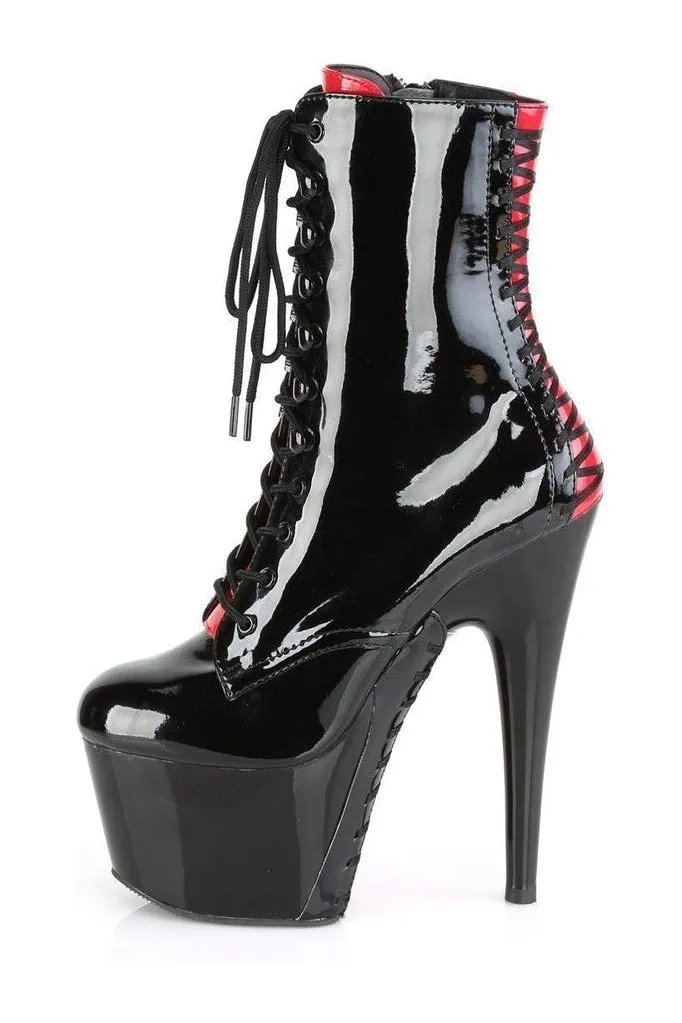 ADORE-1020FH Exotic Boot | Black Patent