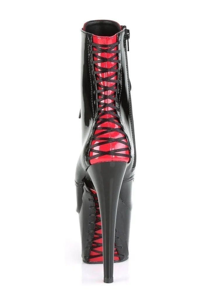 ADORE-1020FH Exotic Boot | Black Patent