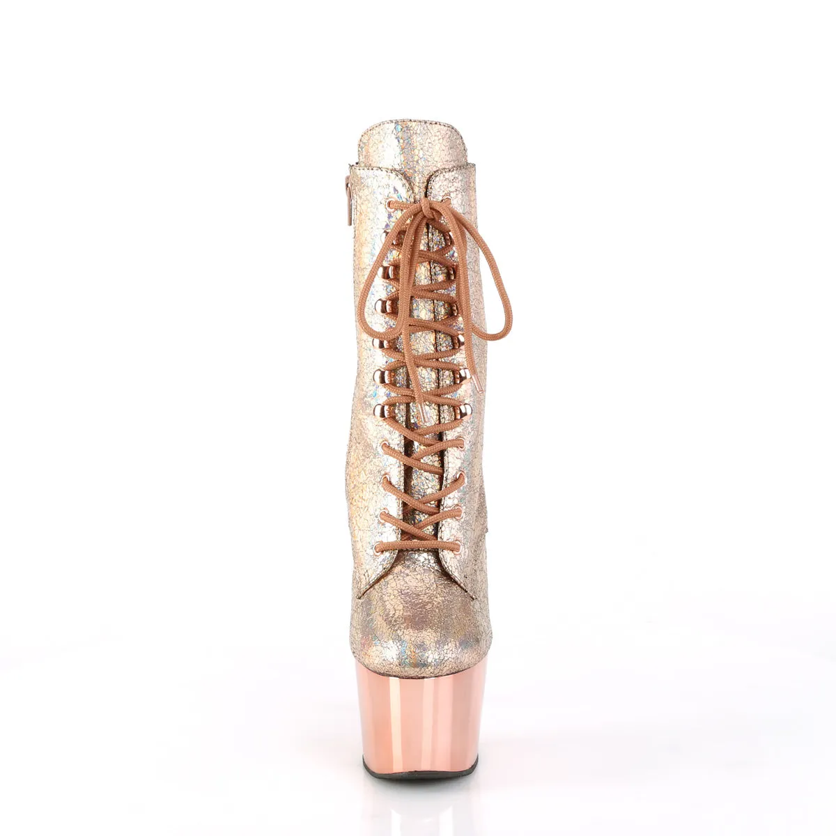 ADORE-1020HM  Rose Gold Holo Metallic Pu/Rose Gold Chrome