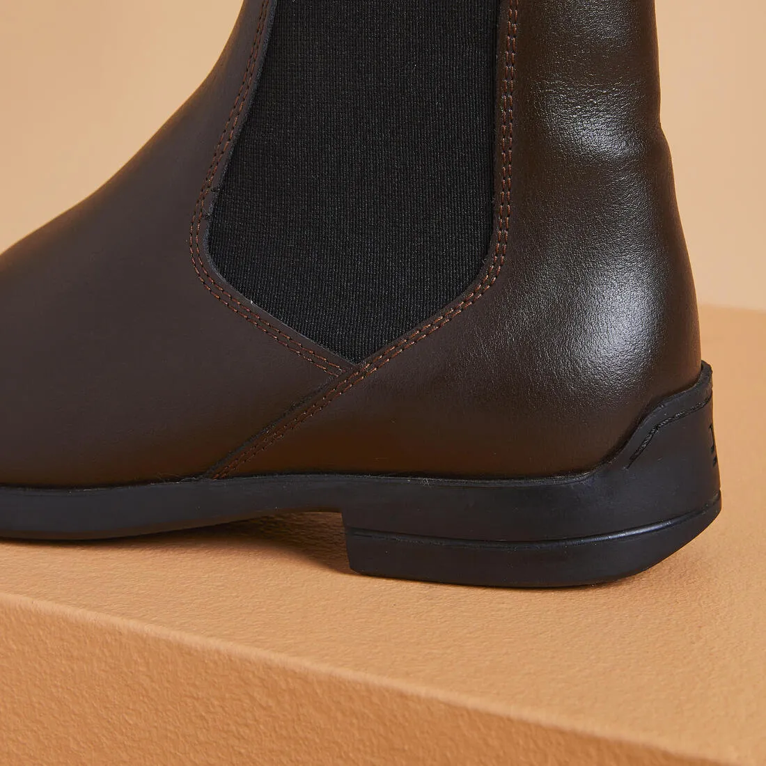 Adult Leather Horse Riding Jodhpur Boots 500