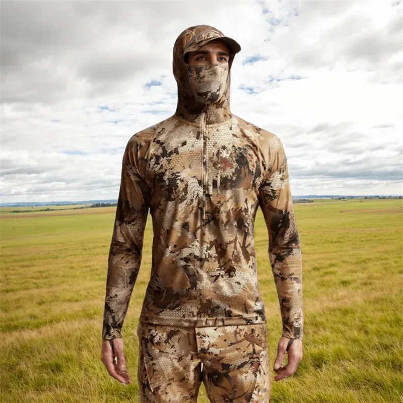 Ainfad Core Lightweight hoodie camouflage clothing Mask pullover hunting fishing hoodie