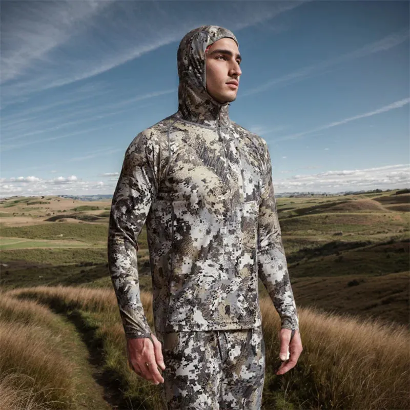 Ainfad Core Lightweight hoodie camouflage clothing Mask pullover hunting fishing hoodie