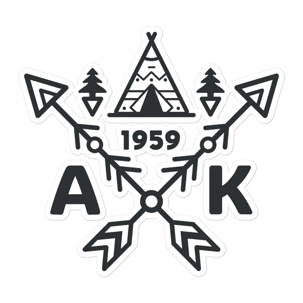 AK Camp Sticker