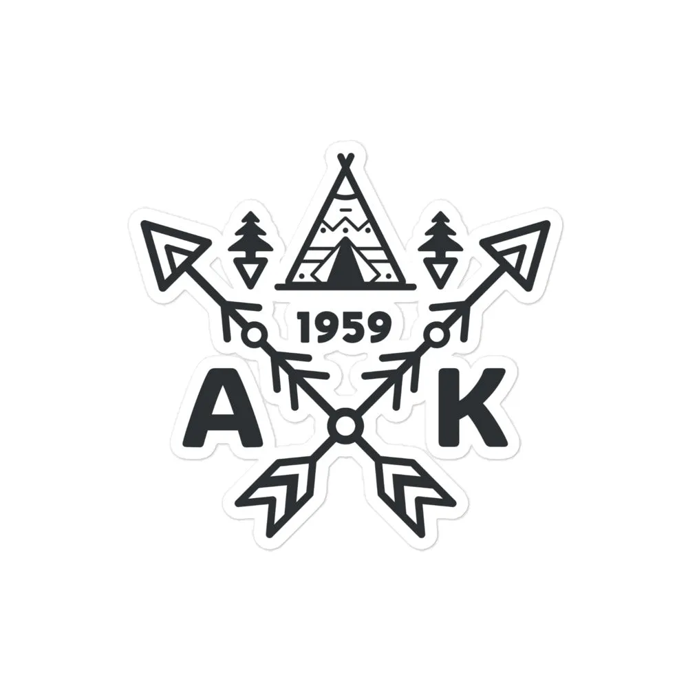 AK Camp Sticker