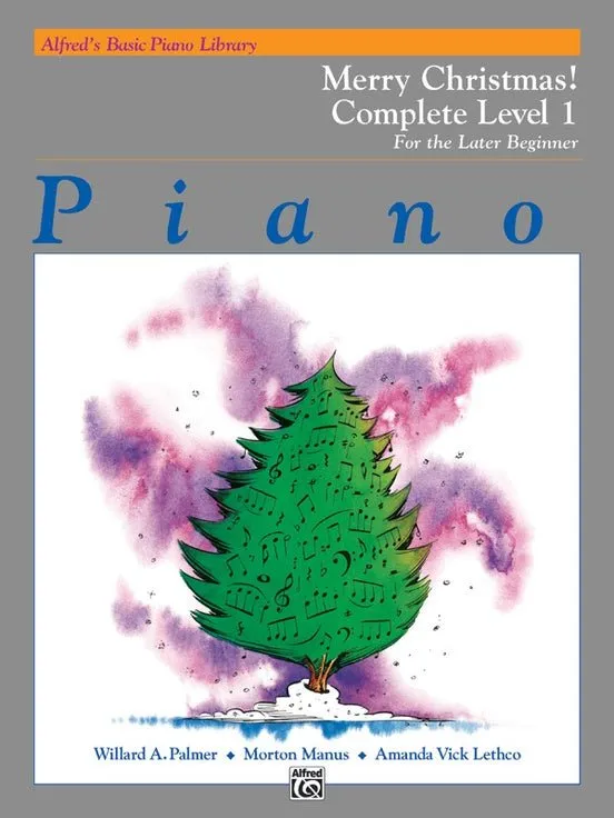 Alfred's Basic Piano Course: Merry Christmas !- Complete Level 1