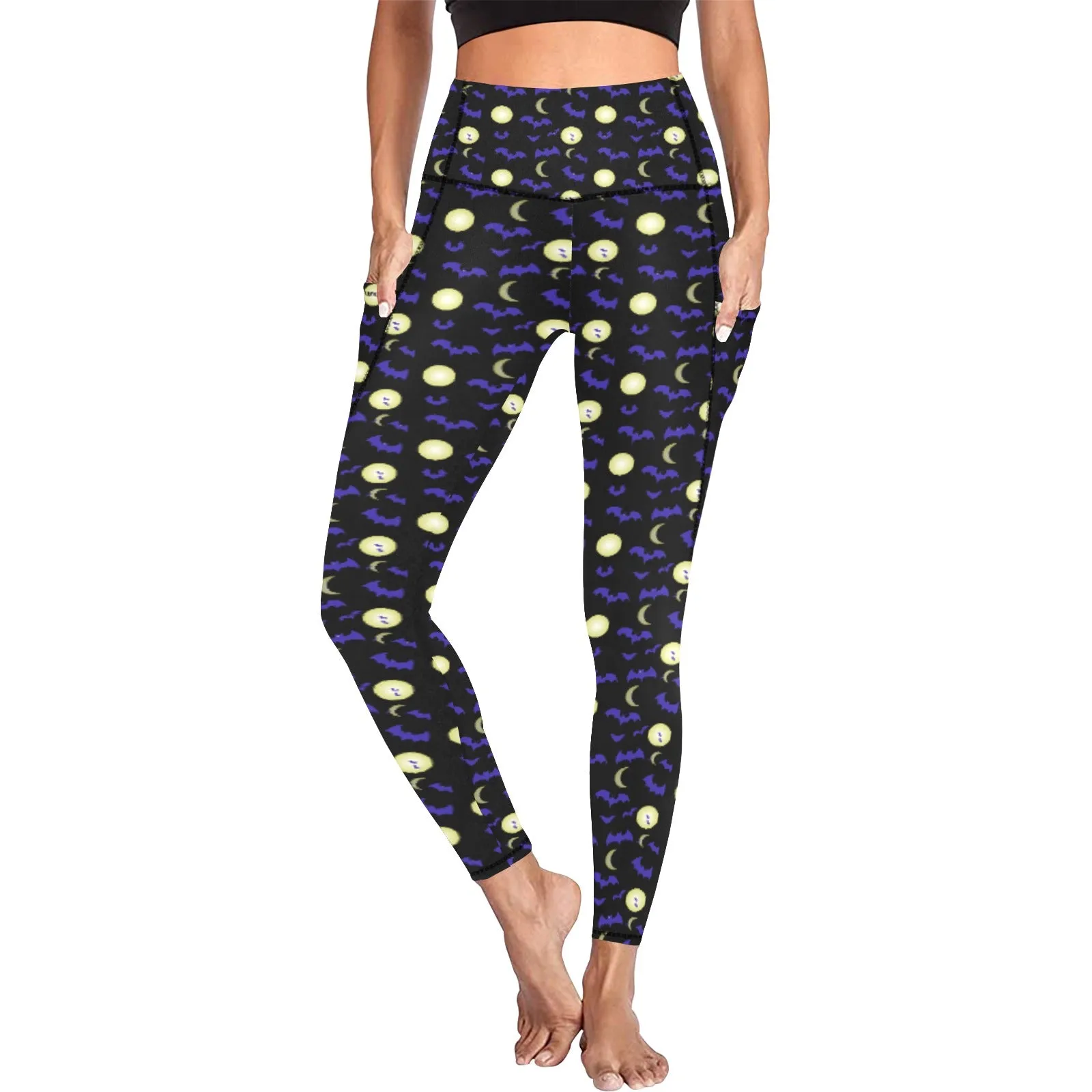 All Over Print Leggings with Pockets (L56)