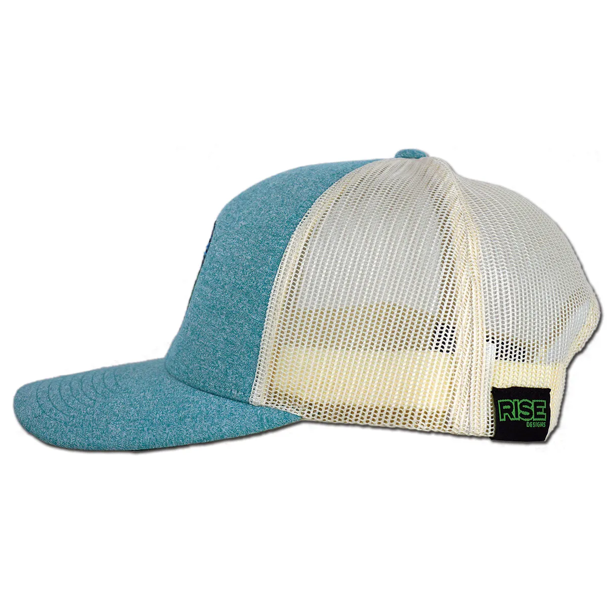 Alpine Lake Trucker Hat - Green Teal Heather/Birch