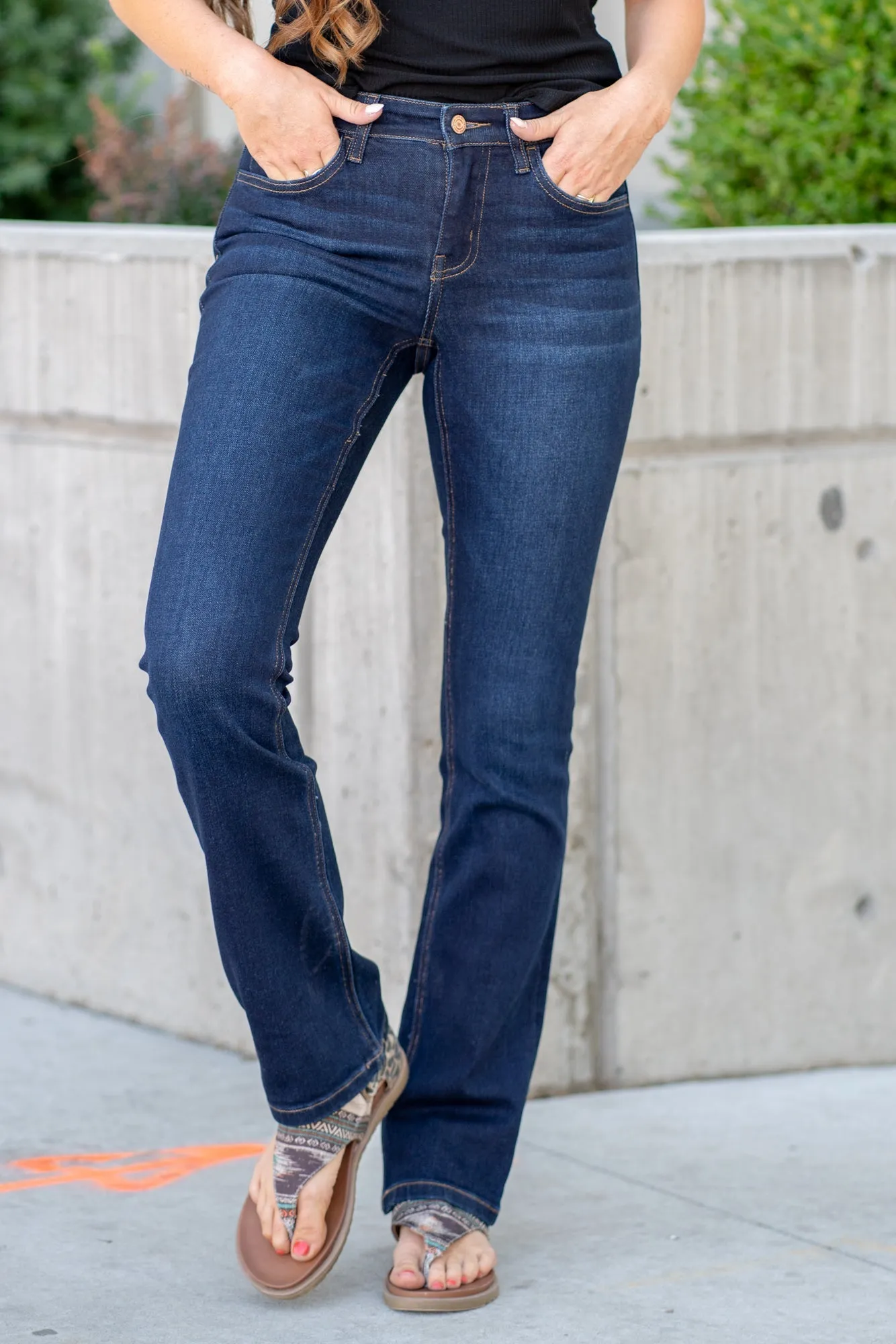 Amicability Mid Rise Boot Cut Regular & Plus Sizes