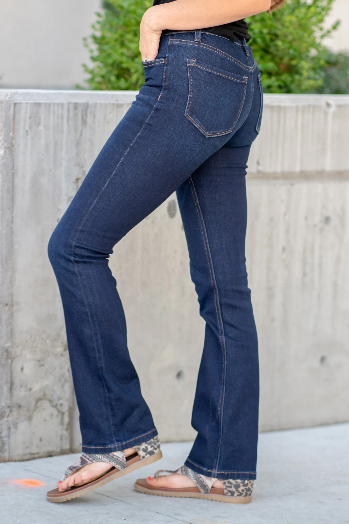Amicability Mid Rise Boot Cut Regular & Plus Sizes
