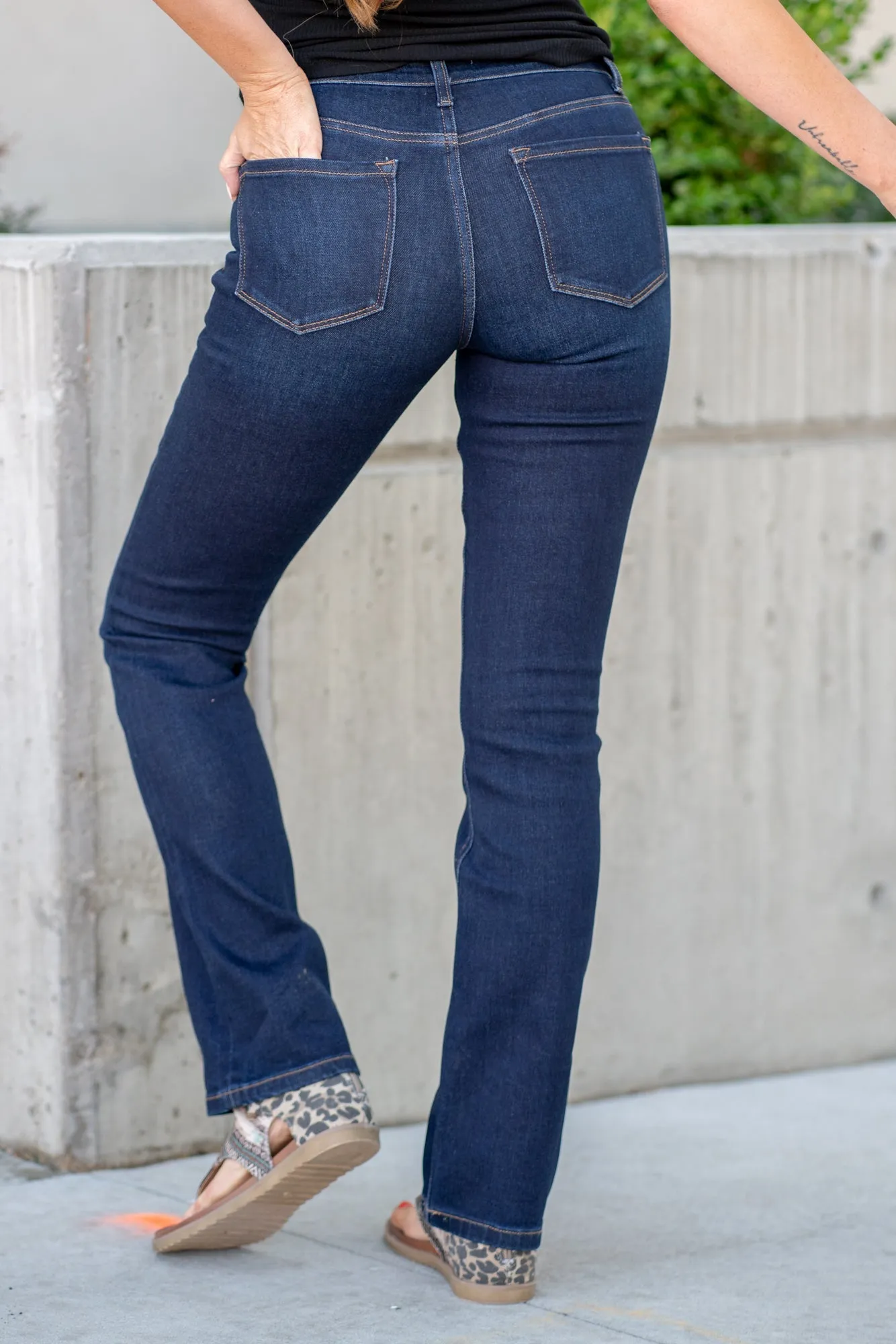 Amicability Mid Rise Boot Cut Regular & Plus Sizes