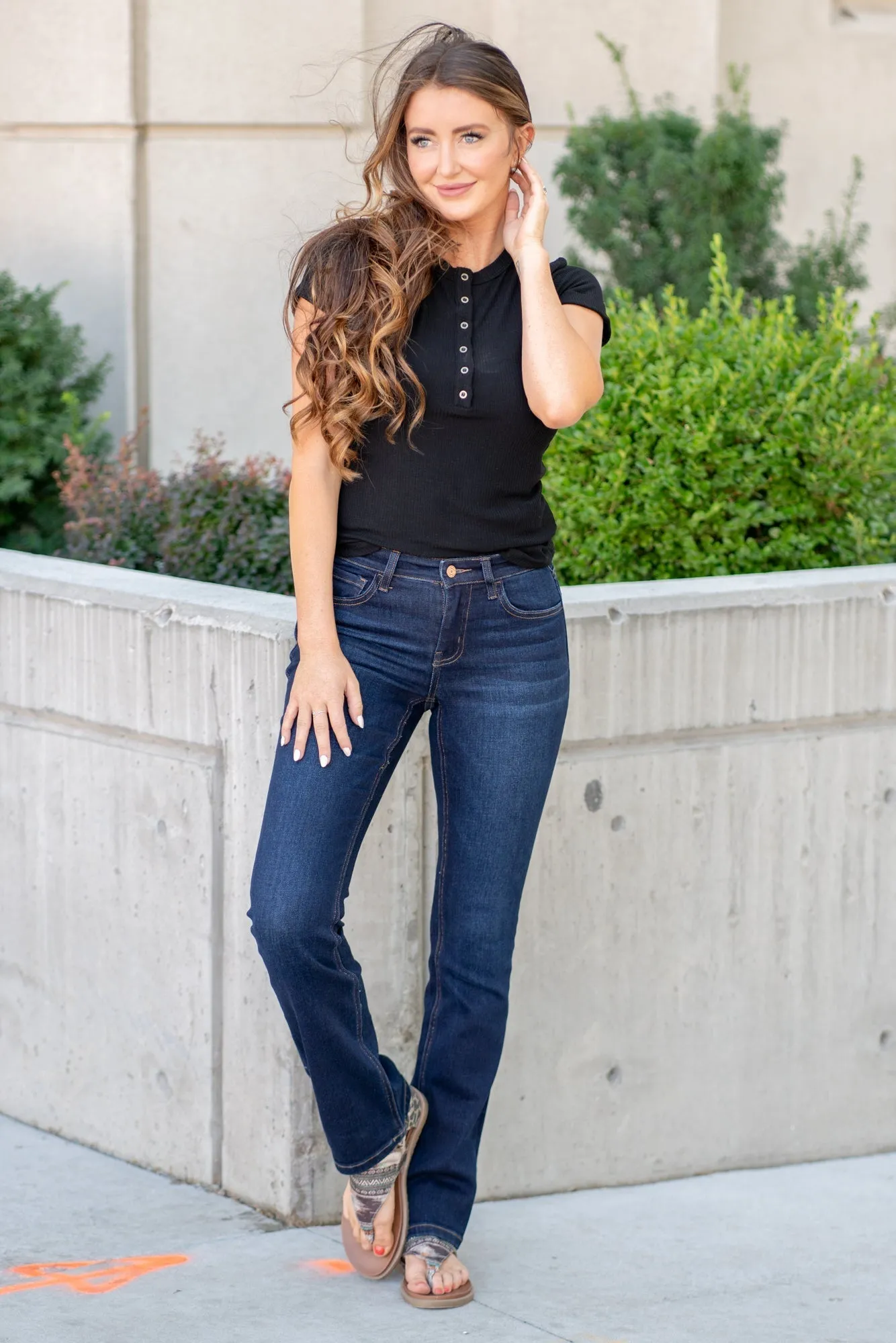 Amicability Mid Rise Boot Cut Regular & Plus Sizes