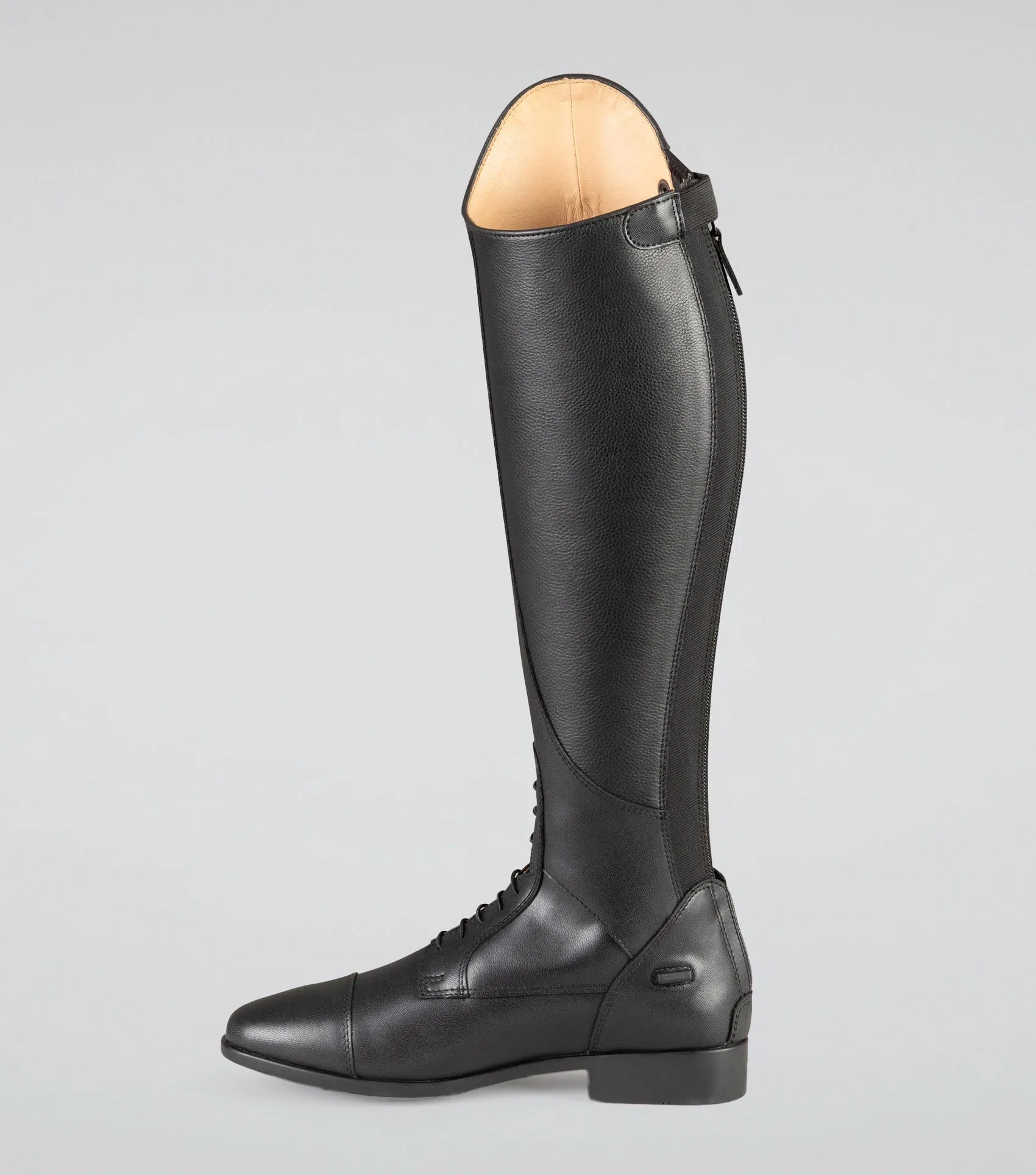 Anima Ladies Synthetic Field Tall Riding Boots Black (Regular Calf)