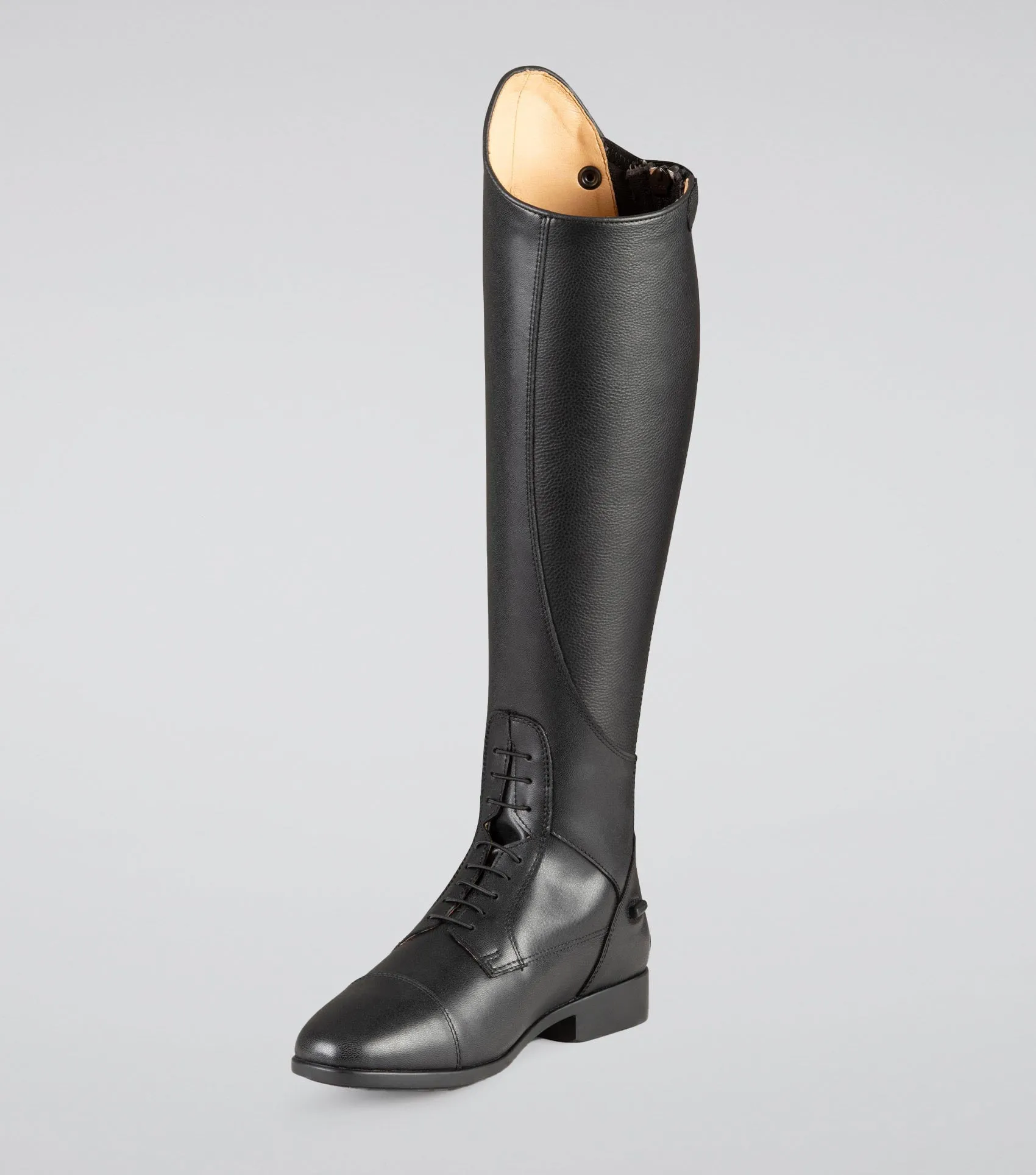 Anima Ladies Synthetic Field Tall Riding Boots Black (Regular Calf)