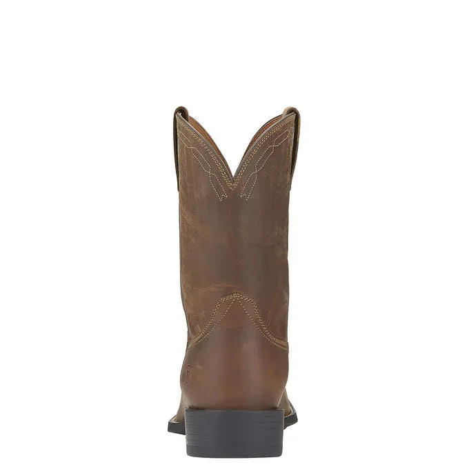 Ariat Mens Heritage Roper Wide Square Toe Boot