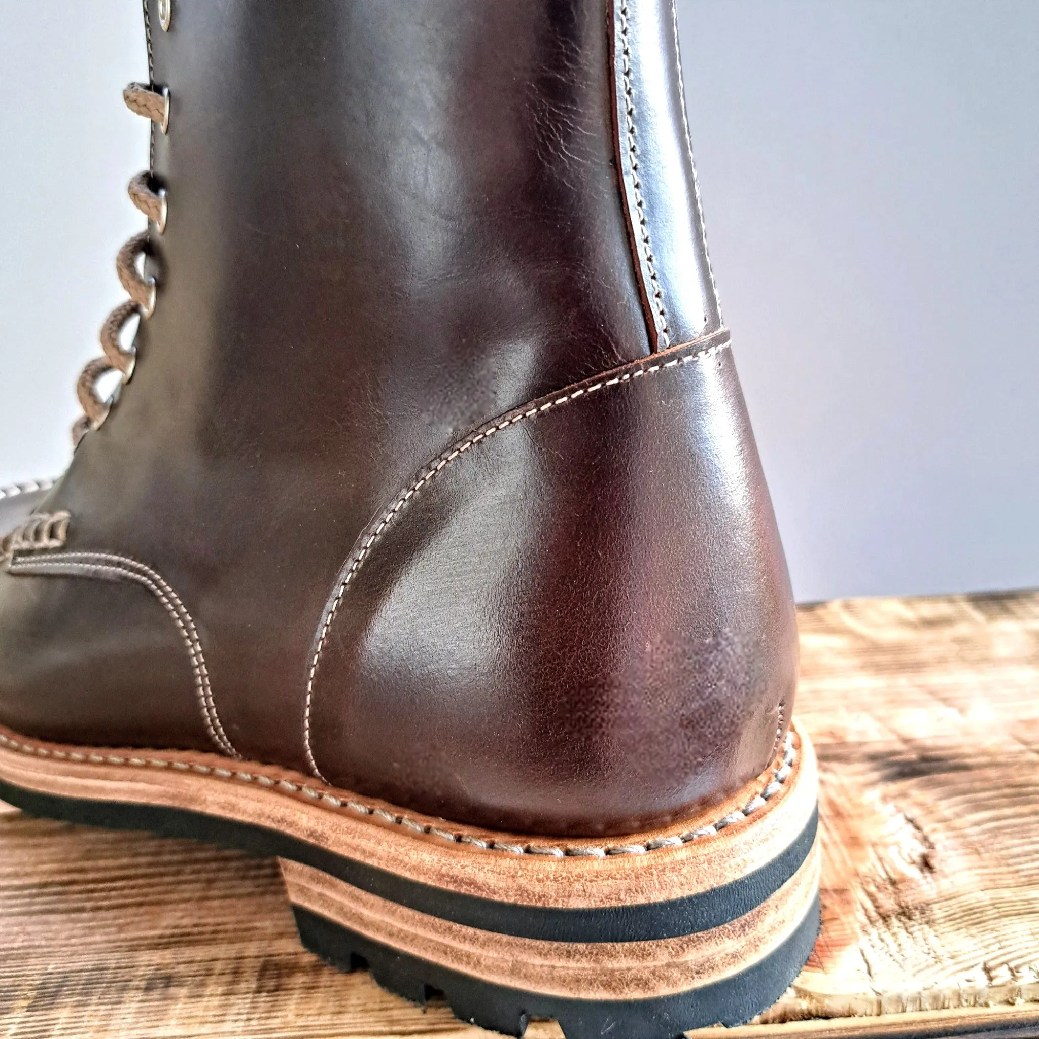 Arvon Moc toe Leather Lace-up Boots