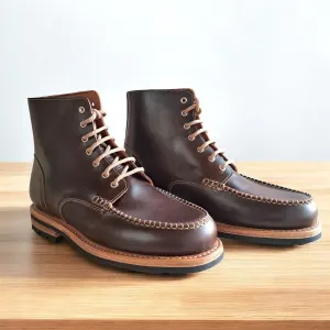 Arvon Moc toe Leather Lace-up Boots