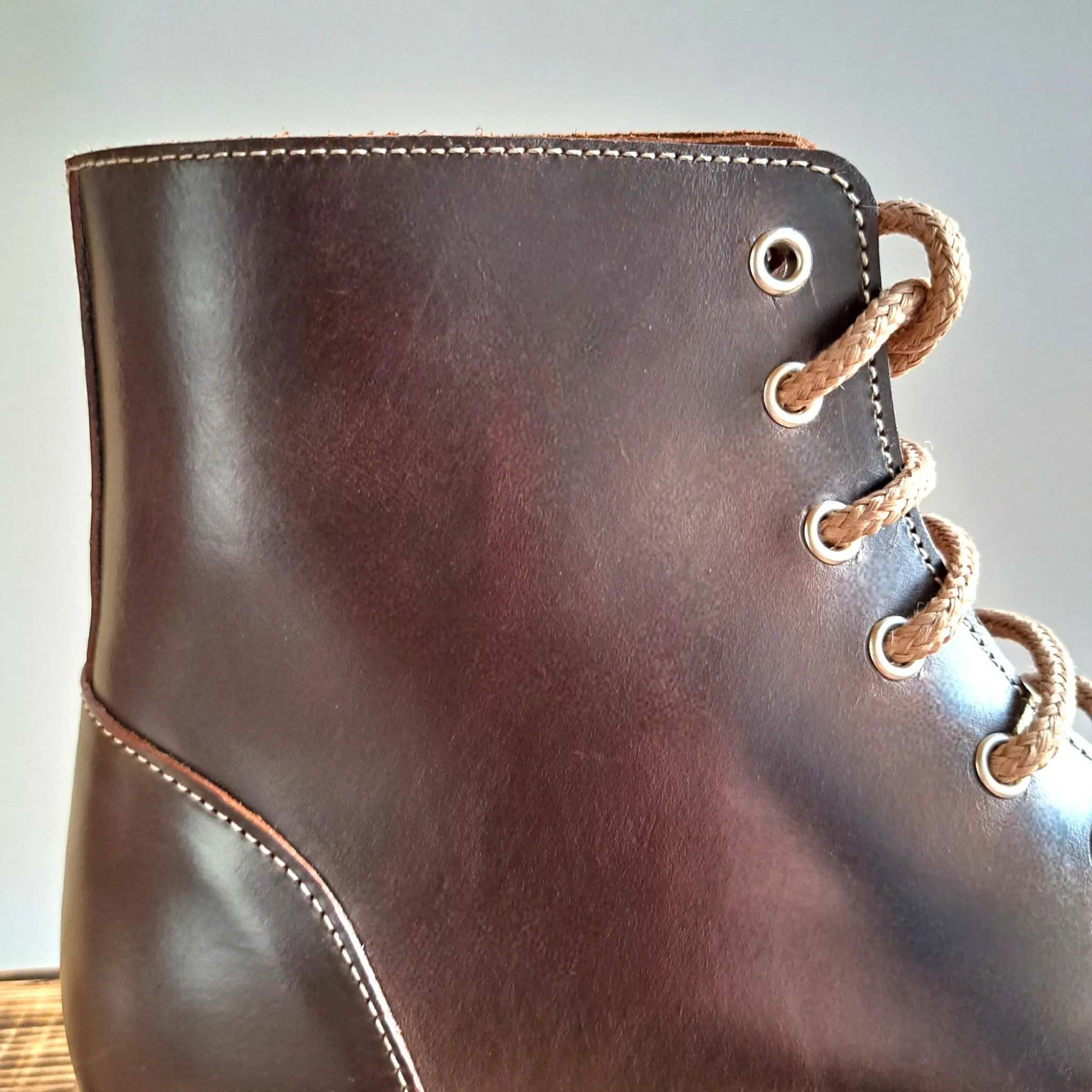 Arvon Moc toe Leather Lace-up Boots