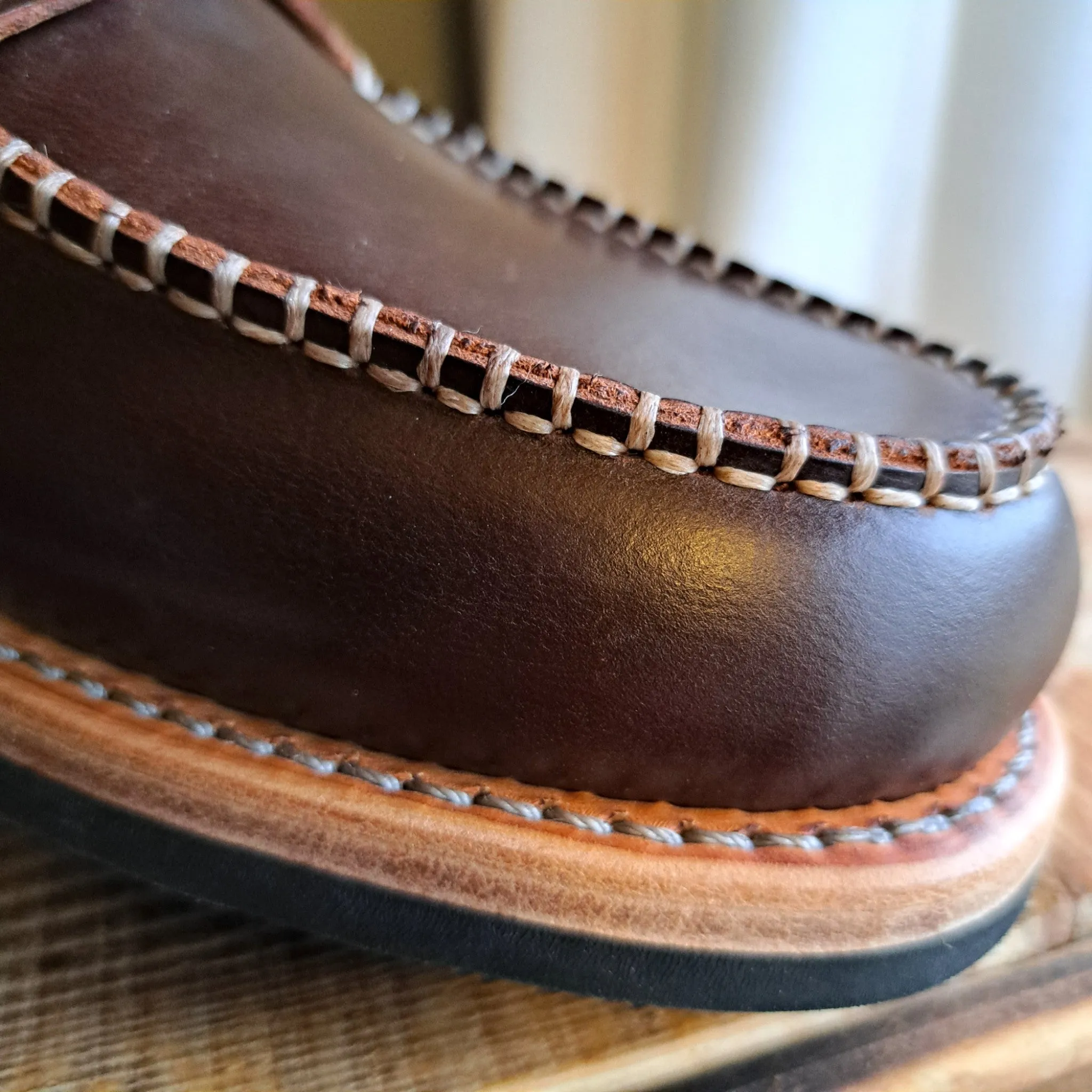 Arvon Moc toe Leather Lace-up Boots
