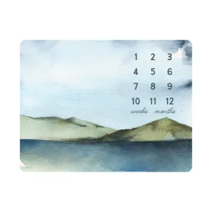 Backdrop Blanket | Mountain Milestone