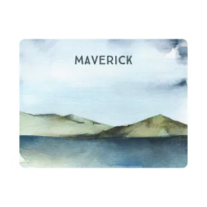 Backdrop Blanket | Mountain with Name