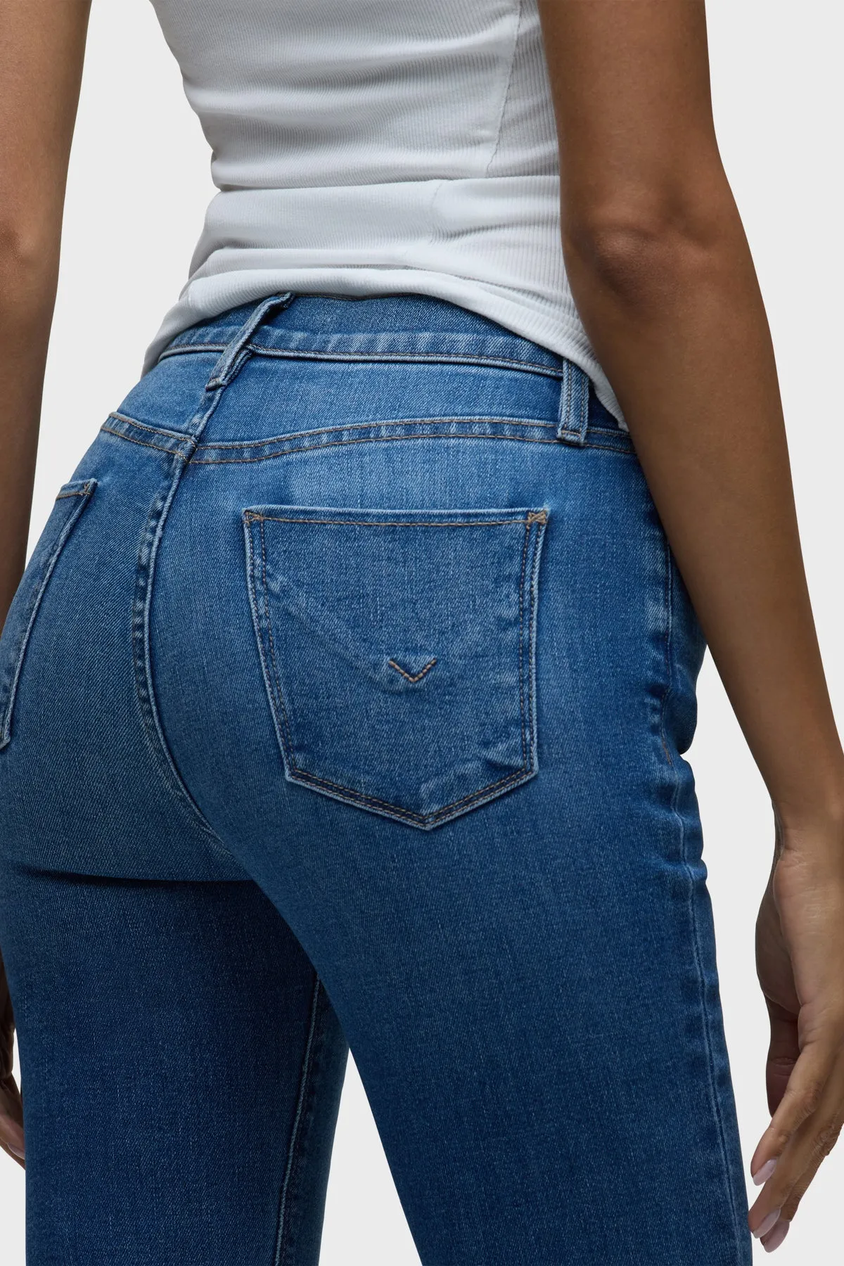 Barbara High-Rise Bootcut Crop Jean