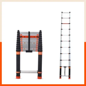 Bathla X-TEND 10.5 ft Aluminium Telescopic Ladder | Made in India (11 Step - 3.2 Mtr)