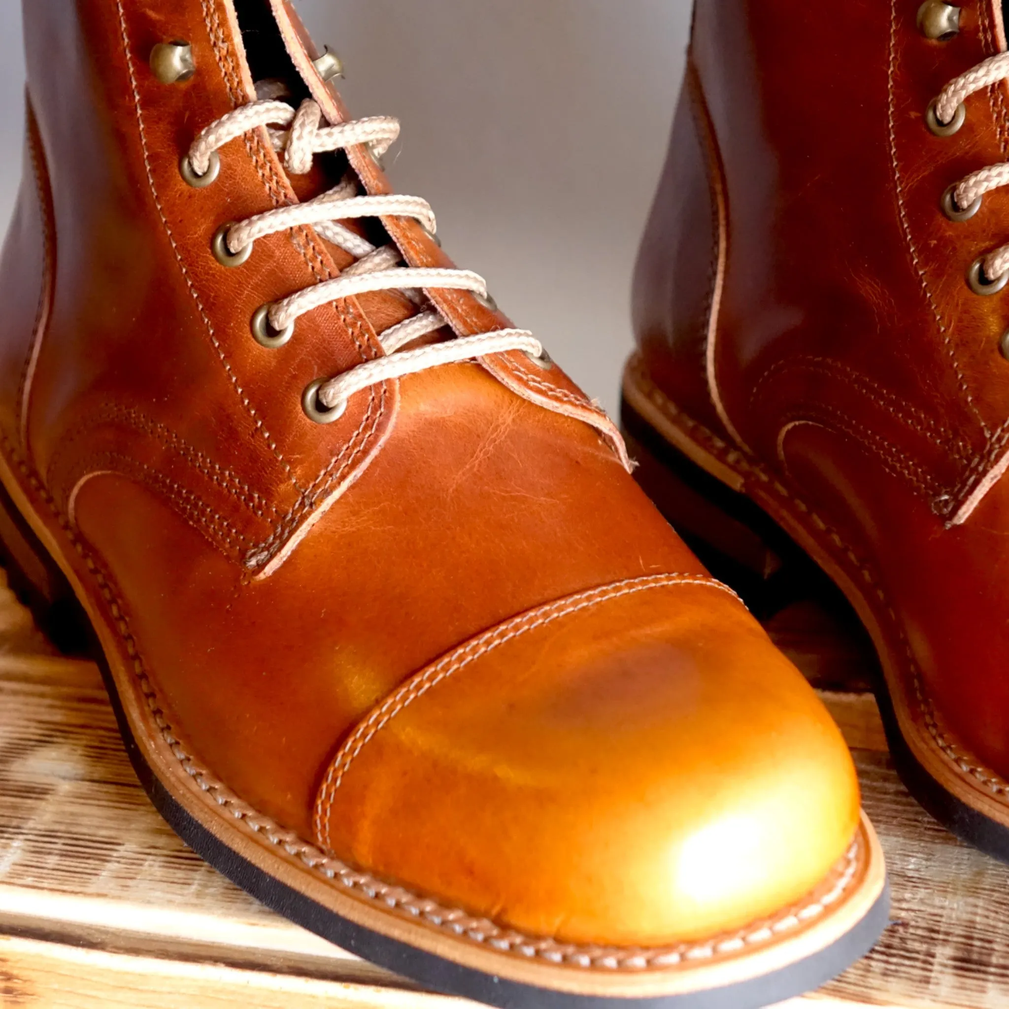 Batura Leather Lace-up Boots