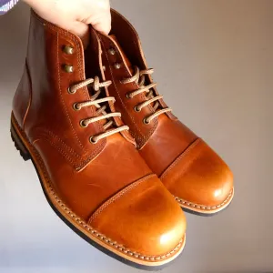 Batura Leather Lace-up Boots
