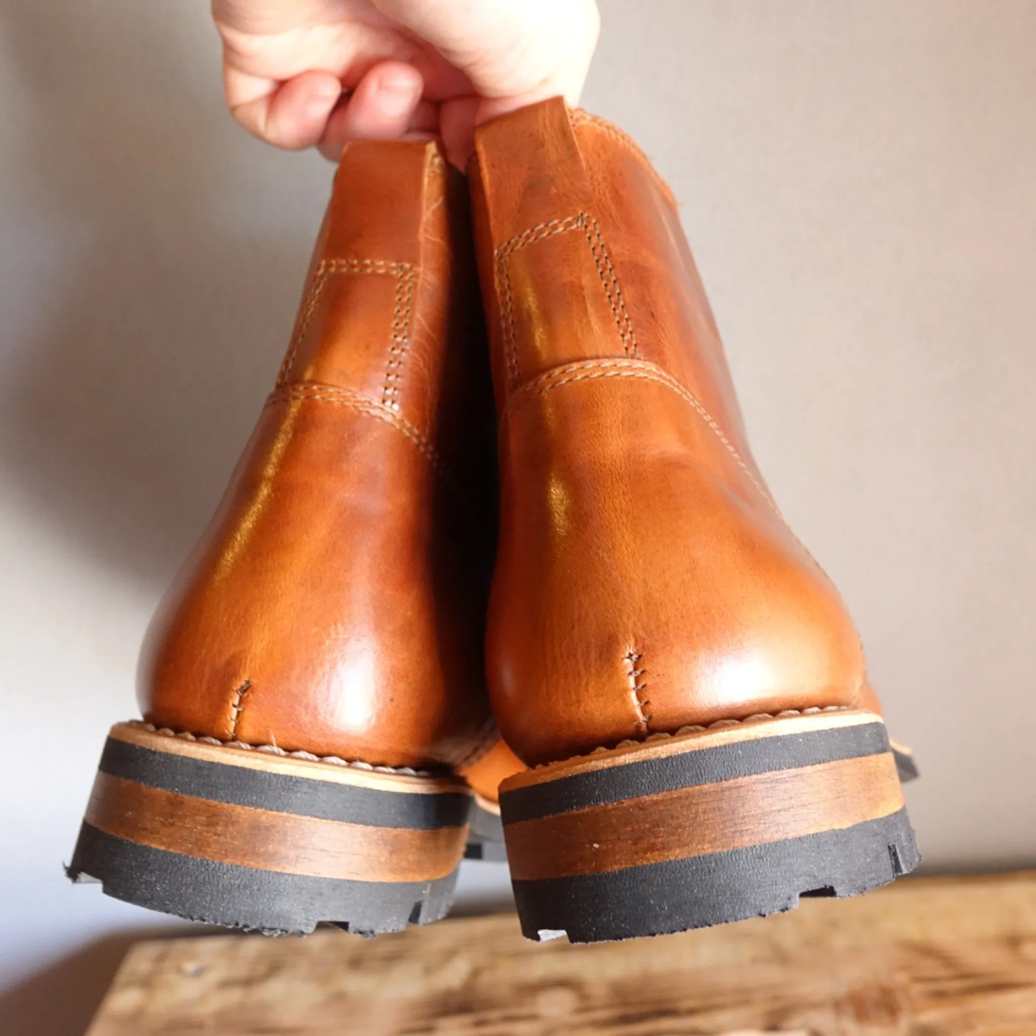 Batura Leather Lace-up Boots