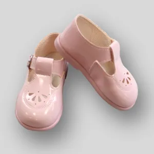 Baypods First Walker Shoes - Hard Sole Pink T Bar