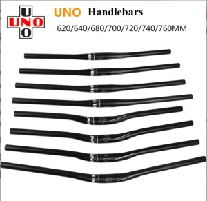 Bike Handlebar Bicycle Riser Bar - UNO, 31.8*680mm 15mm rise, Aluminum, Black