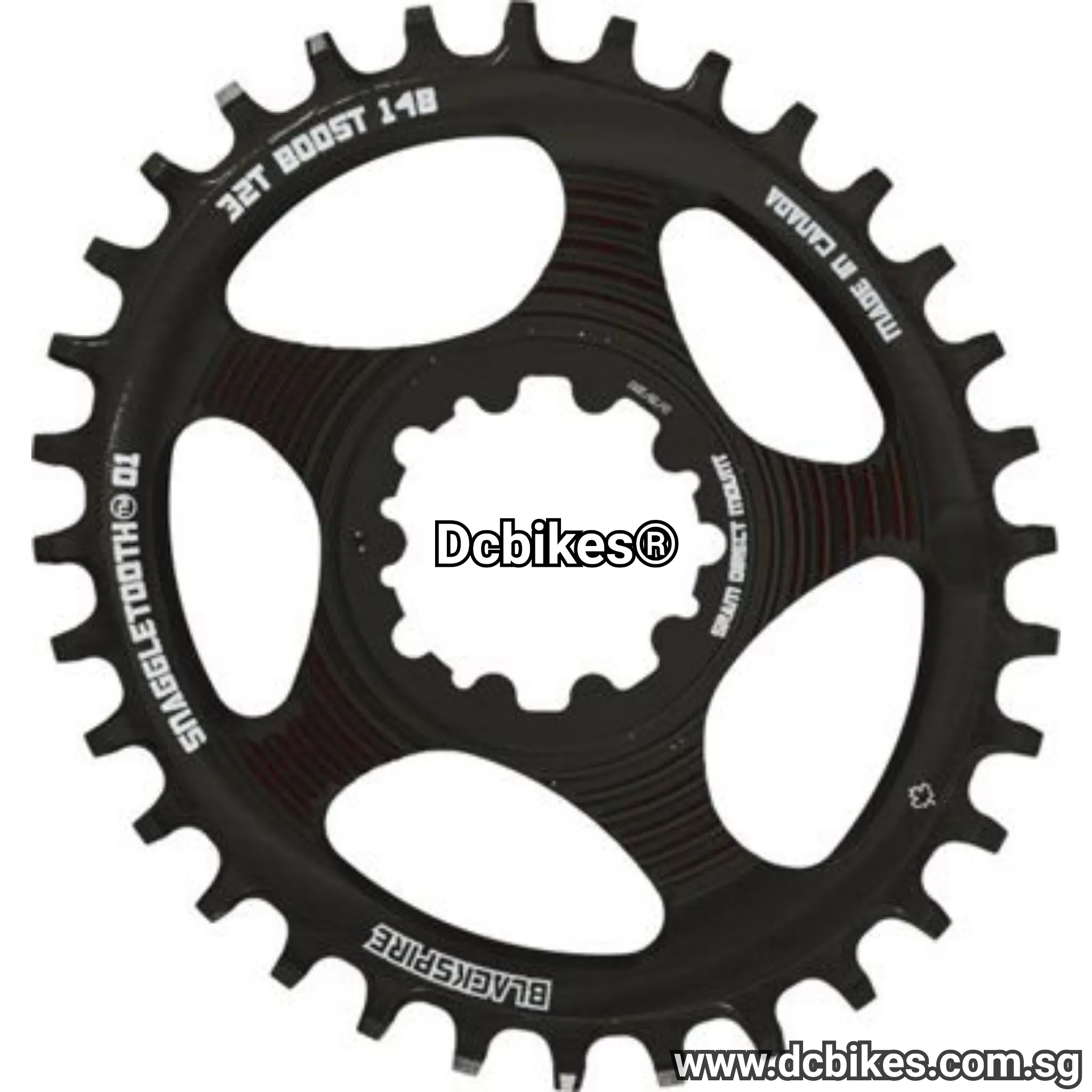 Blackspire 32T | 34T Dub GXP Snaggletooth 3mm | 6mm Direct Mount Oval For Sram Chain Ring