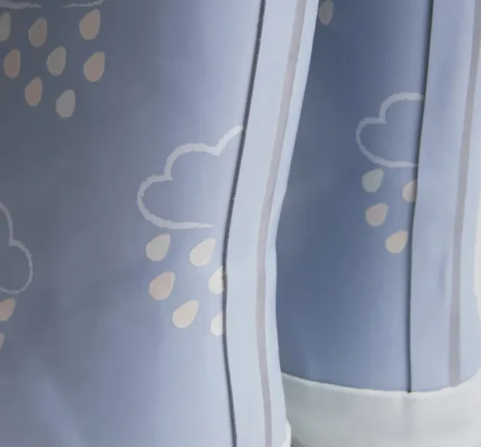 Blue  Colour-Changing Kids Wellies