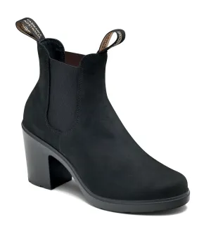 Blundstone 2460 Women's High Heel Black Nubuck