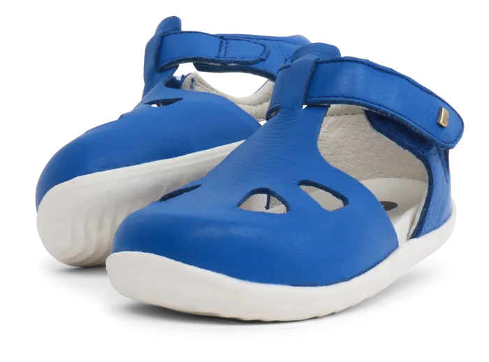 Bobux Step Up Zap - Closed Toe Sandal Sapphire